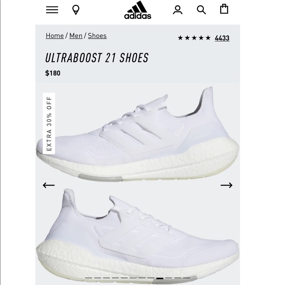 Adidas Men’s Ultraboost 21